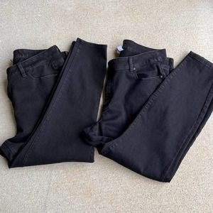 2 pair Lane Bryant High Rise Skinny Jeans size 18